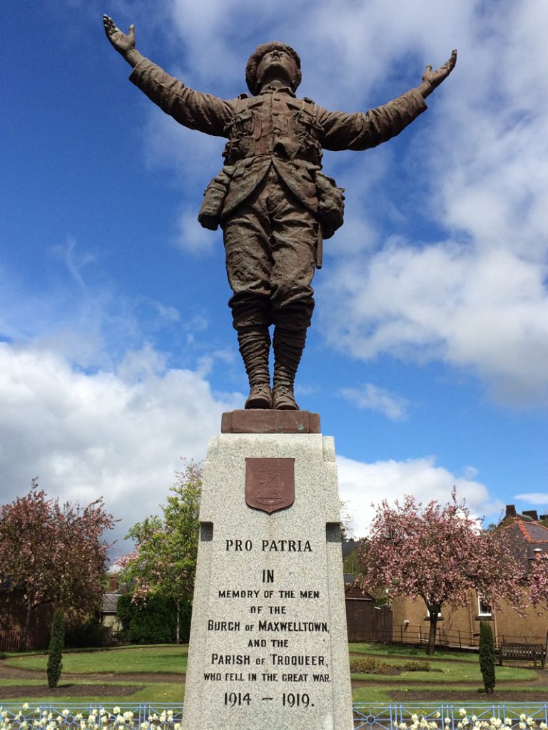 maxwelltown war memorial-dumfries-galloway