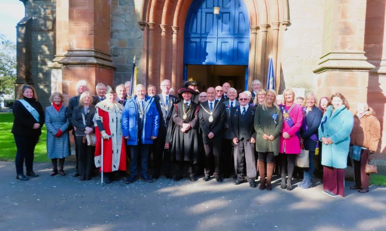 Kirkcudbright Marks Historic Kirkin Of The Deacon Convener