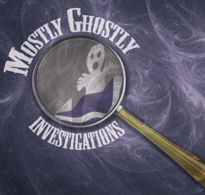 1 a 1 a Mostly Ghostly logo blue