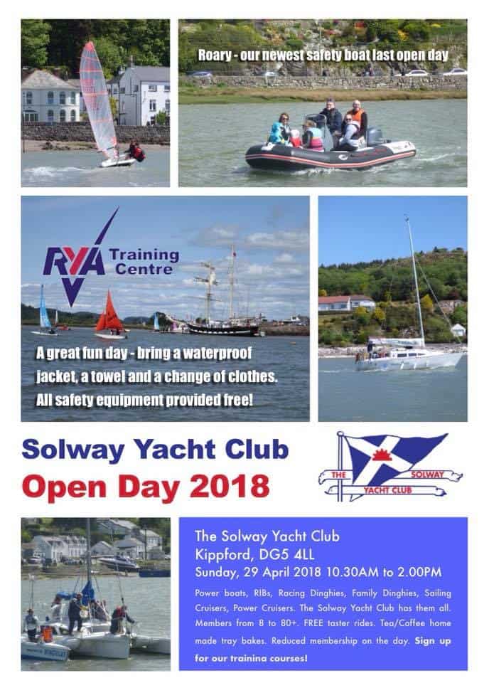 Solway Yacht Club Open Their Doors To All - 29th Of April