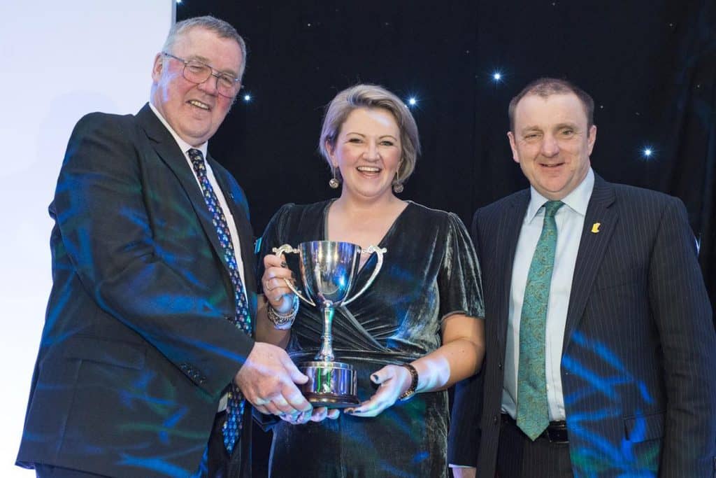 NFUS AMBASSADOR AWARD FOR DALBEATTE DAIRY FARMER TRACEY ROAN