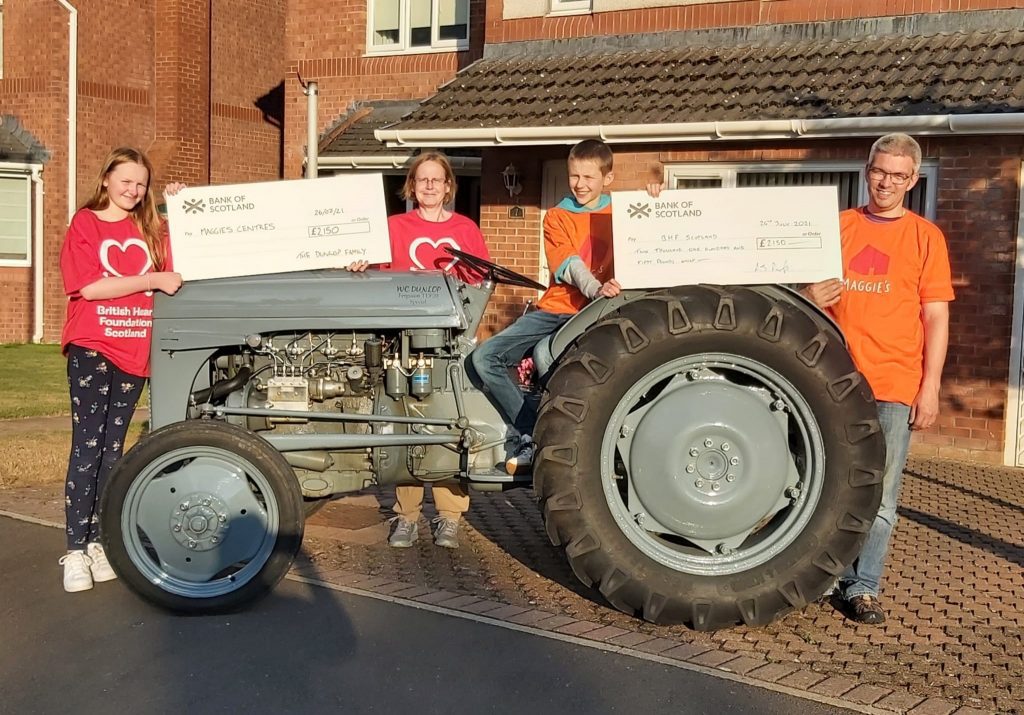 CHARITY TRACTOR RUN RAISES £4300 IN MEMORY OF WILLIE AND GORDON