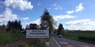 POLICE WARN PEOPLE IN LOCKERBIE TO LOCK THEIR DOORS