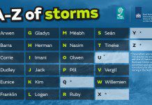 UK friends, families and pets recognised in storm names