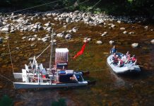 Eighteen-foot long Water Organ visits the Ken Bridge on 27th and 28th August