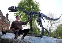 A Steel Dinosaur a Fork as Tall as a House and Ceramic Doughnuts Looking Good Enough to Eat