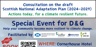 DG is 1 of only 5 sites in Scotland chosen for special SNAP3 Climate Meetings