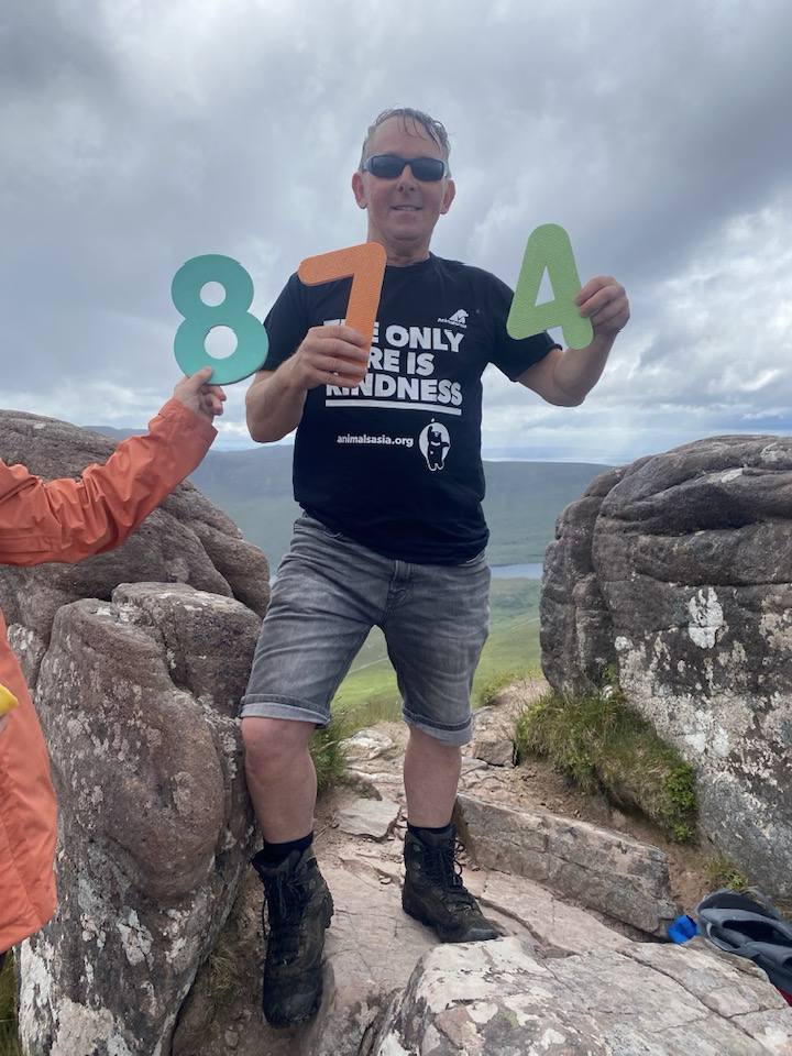 MARK WALKS THE LENGTH OF UK TO HELP SAVE ASIAN BEARS