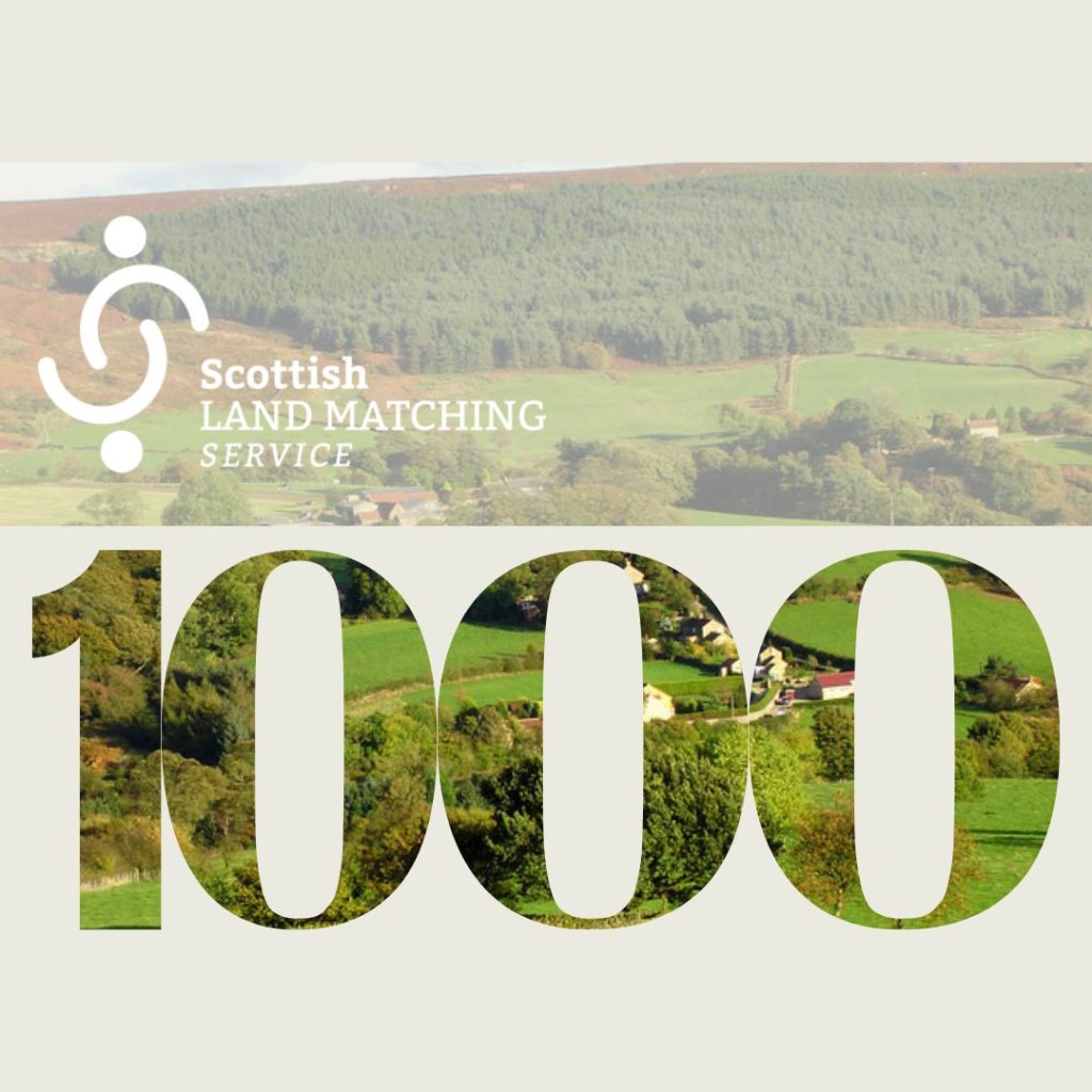 SCOTTISH LAND MATCHING SERVICE REACHES ENQUIRY MILESTONE