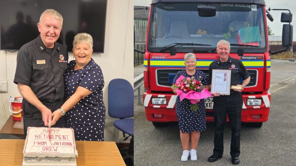 JAMES STEPS DOWN FROM FIRE SERVICE AFTER 43 YEARS