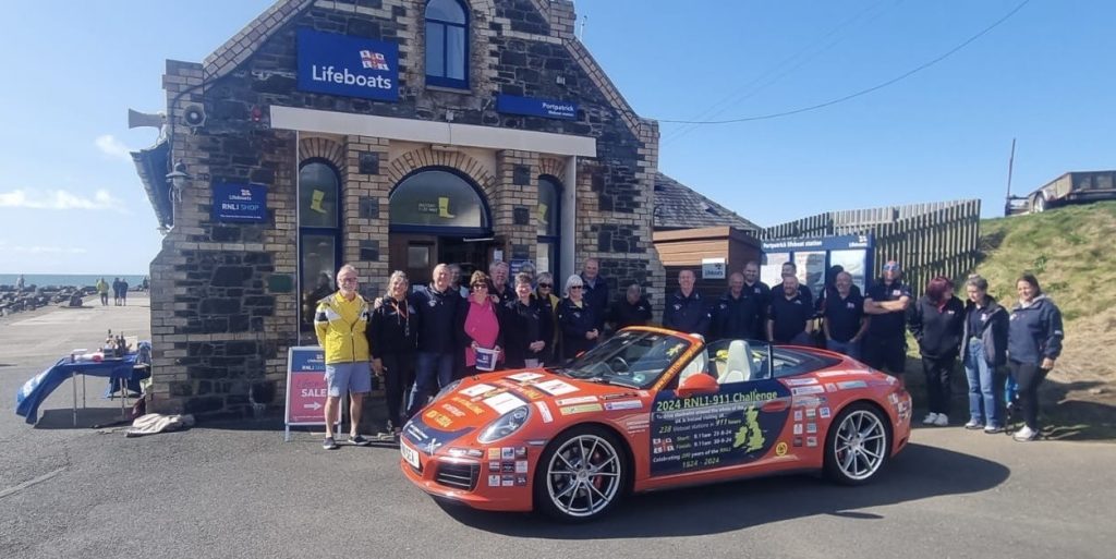 Portpatrick and Stranraer RNLI crews welcome RNLI – 911 Challenge.