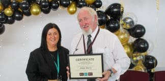 Stranraer care worker recognised for 20 years of dedication