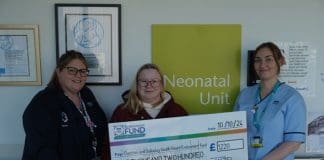 £1220 birthday present for DGRI neonatal unit