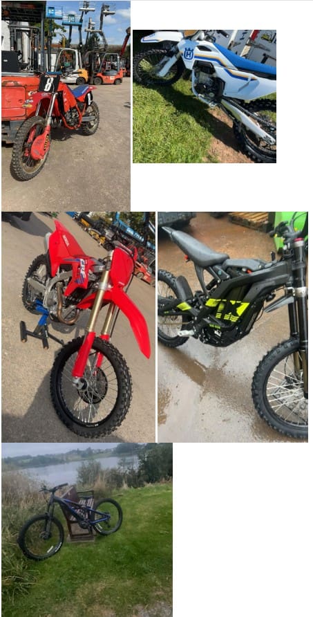 £25K of Motor Bikes Stolen FRom Lochmaben Premises