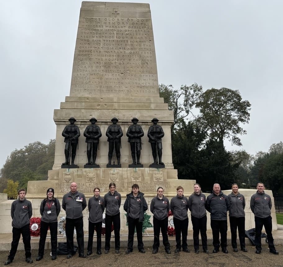 Stranraer SFRS Youth Volunteers Tkae Part In London Remembrance Day Parade