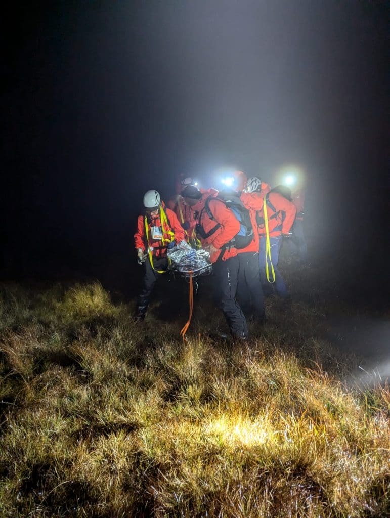 Injured Walker Taken To Hospital After Bennan and Benyellary Rescue