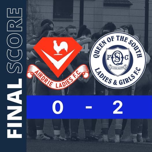 QUEENS LADIES STILL IN TITLE RACE WITH WIN AT AIRDRIE