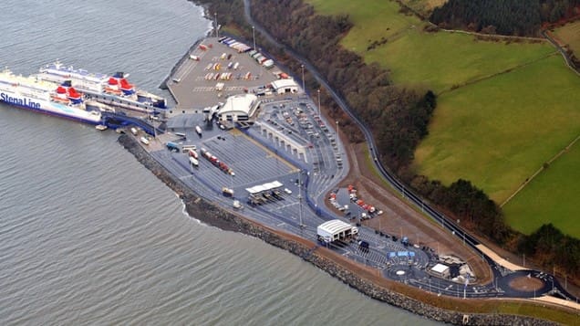 Cancelled ferries at Cairnryan as Storm Eowyn approaches